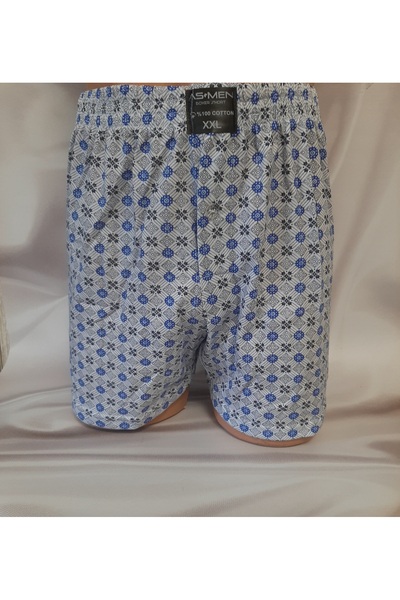 Shine Elagance Black Patterned 100% Cotton Men's Combed Cotton Comfortable Boxer