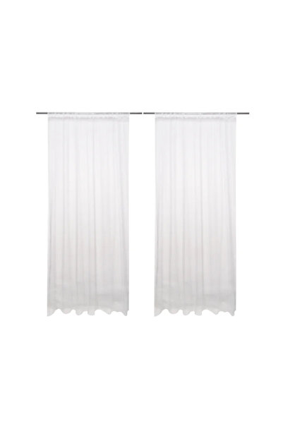 OEM Perdea Doble 200 x 250 centimetri, alb