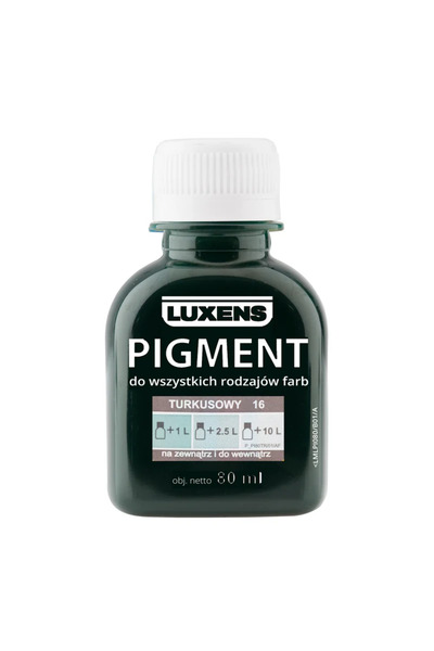 Luxens Τυρκουάζ χρωστική 16, 80 ml, εσωτερική/εξωτερική χρήση