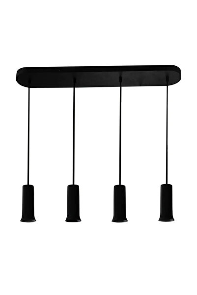 Inspire Μενταγιόν Hoki, 4 x E27, 25 W, μαύρο