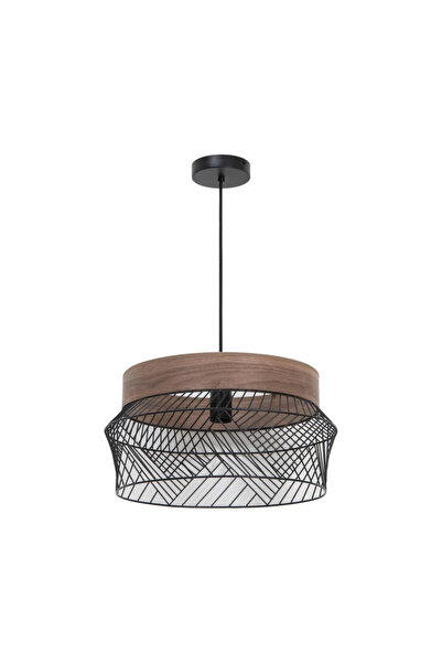 Inspire Κρεμαστό φωτιστικό Kanel, 1 x E27, 46 W, μαύρο