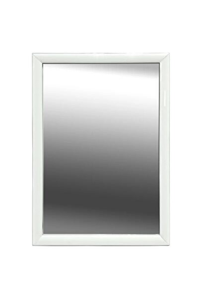 OEM Decorative mirror Lila, 16 x 16 cm, plastic frame, white