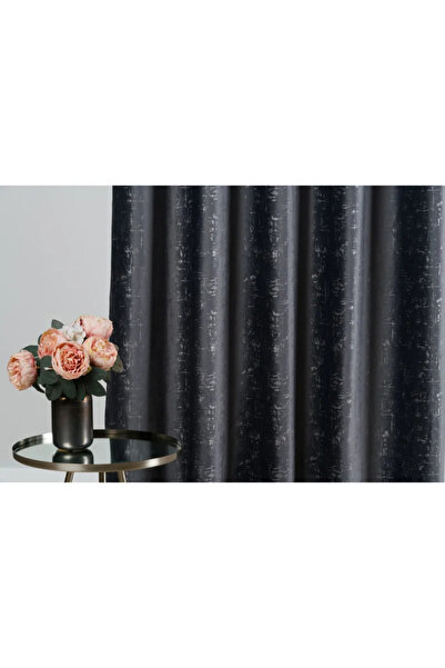OEM Drapery Curtain 140 x 260 centimeters Scento, with rings, gray