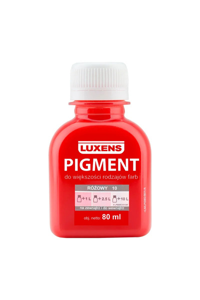 Luxens Розов пигмент 10, 80 мл, за интериор/екстериор