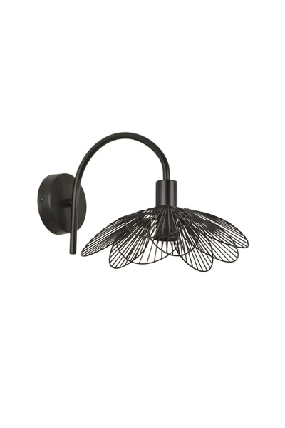 Inspire Bamako wall lamp, 1 x E27, D 25 cm, black