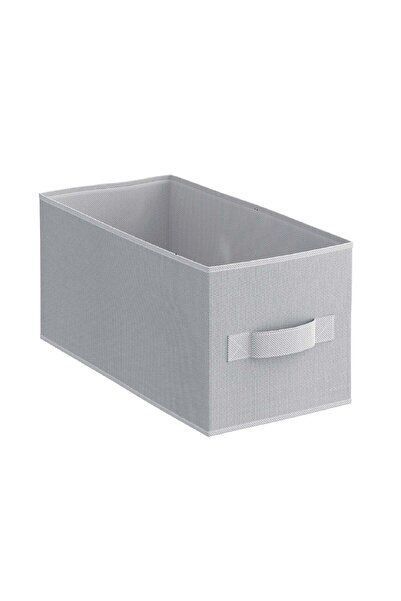 Spaceo Storage box 14 x 14 x 31 cm, Kub Granit 5, gray