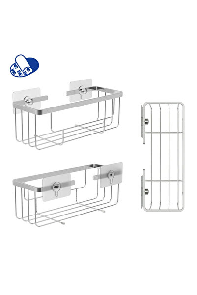 sensea Etajera dus Essential, 25.7 x 14.5 x 9.7 cm, 1 raft, crom