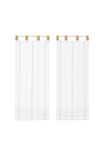 OEM Perdea bucatarie 120 x 60 cm, Michelle, alb