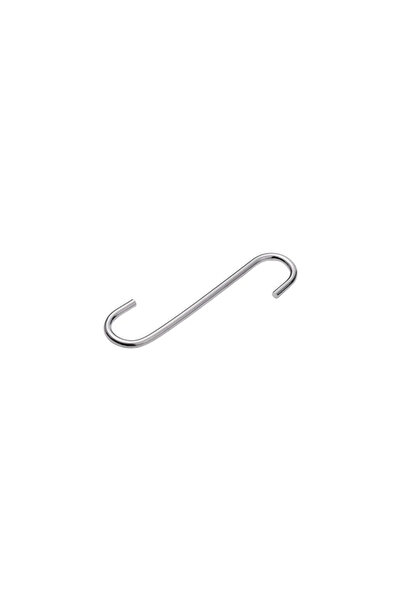 STANDERS Carlig S Standers, otel nichelat, 4 x 100 x 25 mm