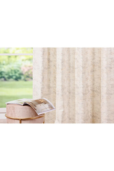 OEM Draperie 140 x 260 centimetri Lhasa, cu inele, bej