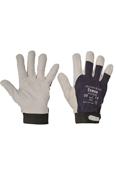 OEM Manusi gradinarit Pelican Blue, Cerva, piele, marime 10 (XL)