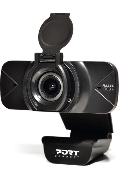 PORT DESIGNS HD 1080 Webcam with Built-in Noise Canceling Microphone