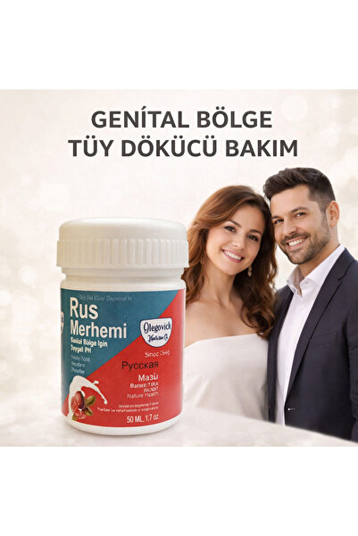 legovich Medicine Rus Merhemi Genital Bölge Tüy Dökücü Bakım Kremi 50 ml