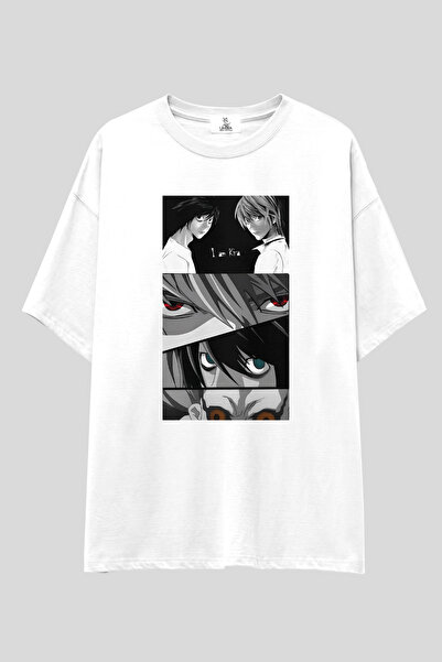 UmbraWear Tricou supradimensionat Death Note Anime |   Tricou unisex, 100% bu...