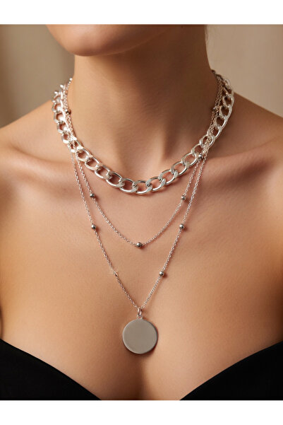 Figür Dünyası Miniş Oyuncaklar Kolye madalyon 3 lü pullu şık kolye