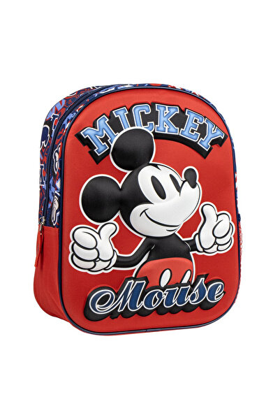 Disney Mickey Mouse 3D Kindergarten Backpack, 1 compartment, Mickey Mouse 31x...