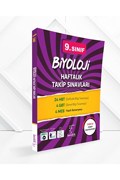 Karekök Yayınları 2026-2027 9. SINIF BİYOLOJİ HAFTALIK TAKİP SINAVLARI