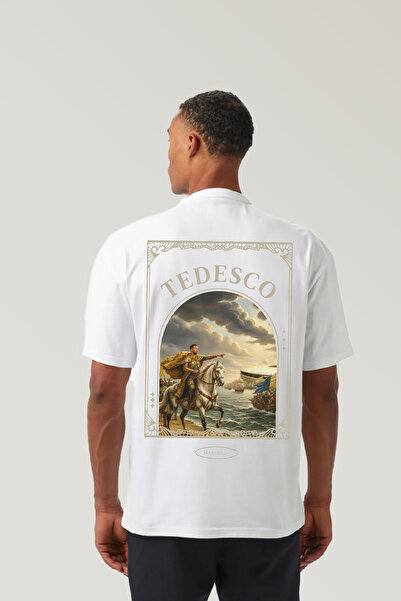 Unisex Tedesco Padişah T-shirt %100 Pamuk