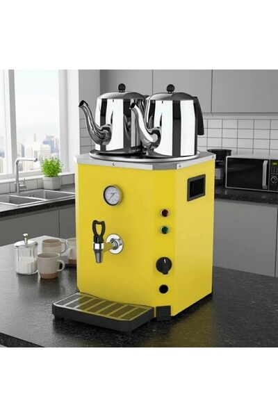 Empressco Elektrikli Jumbo Çay Ocağı, 23 Litre Çay Kazanı, 2 Demlikli, Sanayi...