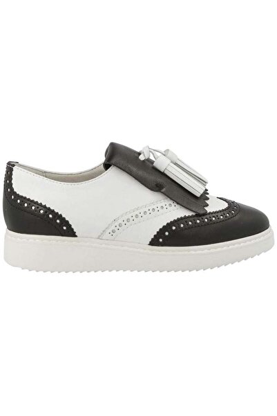 Geox Pantofi damă - D Thymar A D92FBA - mărime 37 - Alb/Negru Piele - slip-on...