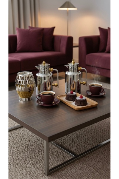 Generic Thermos set with an elegant incense burner in a modern design that co...