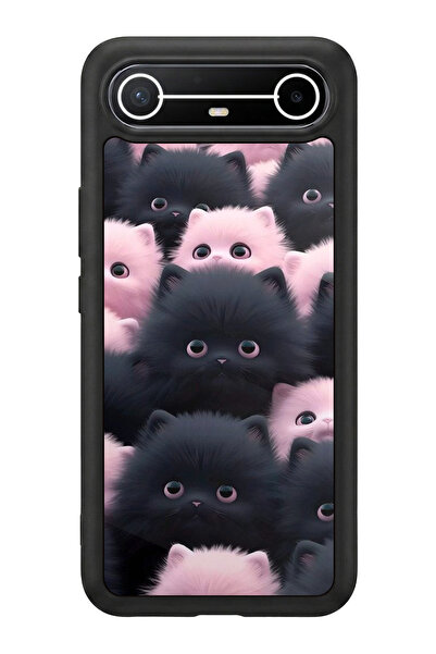 TECNO سبارك سليم 5G متوافق مع مطبوع، أسود مطفي، سيليكون ناعم، واقي، غطاء ممتص...