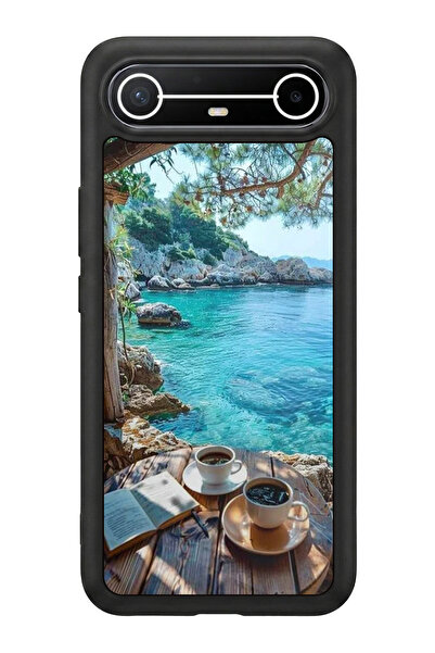 TECNO سبارك سليم 5G متوافق مع مطبوع، أسود مطفي، سيليكون ناعم، واقي، غطاء ممتص...