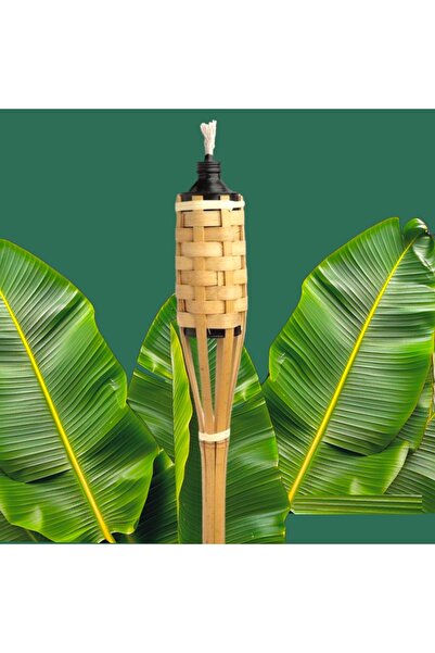 Kuzey 1 ADET 90 CM BAMBU MEŞALE VIP 90 CM BAMBOO TORCH BAHÇE AYDINLATMA IŞIĞI...