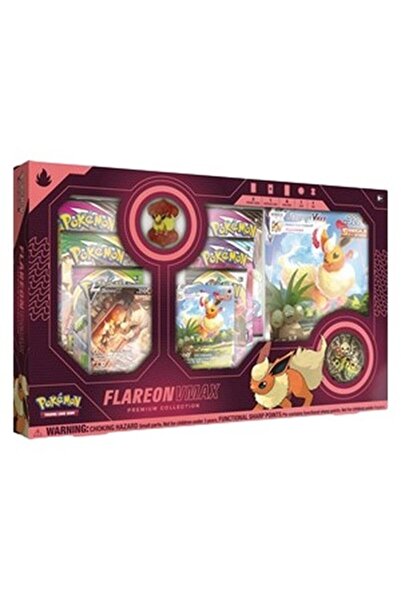Pokemon Colecția Flareon VMAX Premium, versiunea SUA