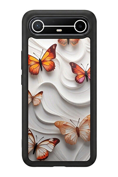 TECNO سبارك سليم 5G متوافق مع مطبوع، أسود مطفي، سيليكون ناعم، واقي، غطاء ممتص...