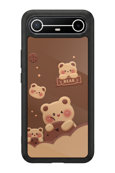 TECNO سبارك سليم 5G متوافق مع مطبوع، أسود مطفي، سيليكون ناعم، واقي، غطاء ممتص...