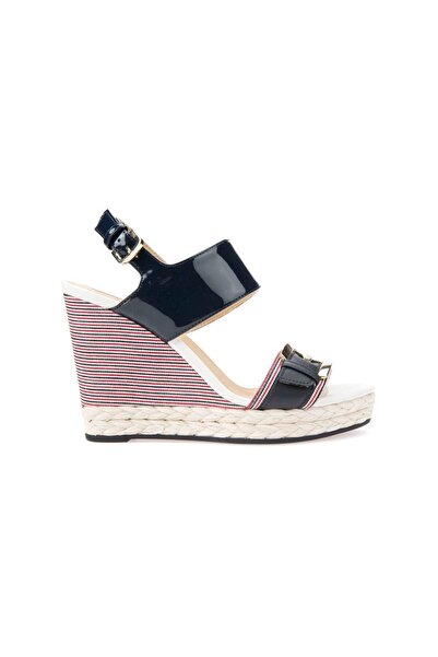 Geox Sandale damă - D Janira E - mărime 40 - Bleumarin Piele Ecologică - Plat...