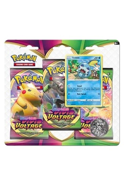 Pokemon Vivid Voltage: Blister Sobble, pachet de 3