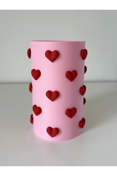 Della Minimalist Decorative Modern Vase with Heart