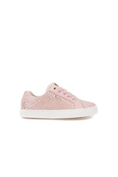 Geox Tenisi fete - J Kilwi Girl Rose - mărime 28 - roz piele întoarsă - respi...