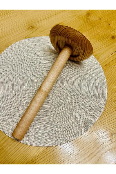 Carveni Wooden Paper Towel Holder / Kitchen Towel Stand / Solid Wood Towel Holder