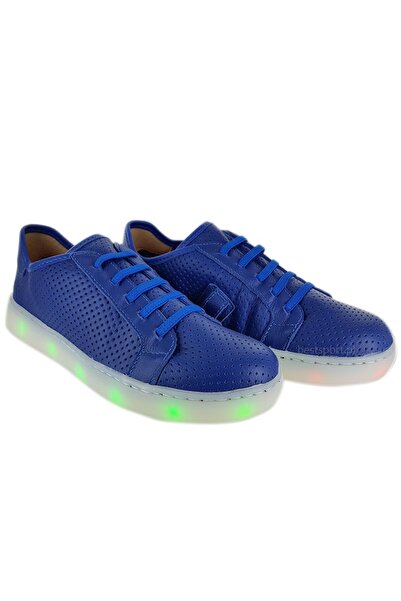 bibi Children's shoes - With LED lights - size 39 - Blue Genuine Leather - lu...