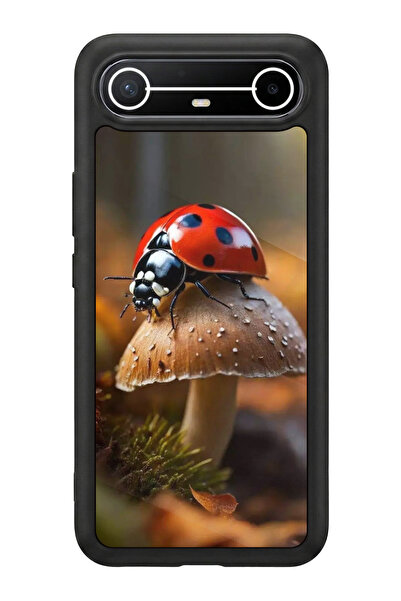 TECNO سبارك سليم 5G متوافق مع مطبوع، أسود مطفي، سيليكون ناعم، واقي، غطاء ممتص...