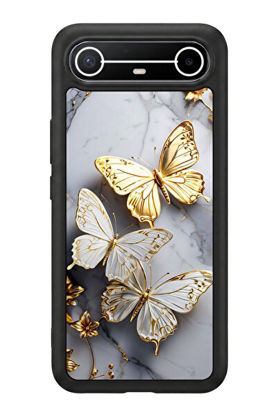 TECNO سبارك سليم 5G متوافق مع مطبوع، أسود مطفي، سيليكون ناعم، واقي، غطاء ممتص...