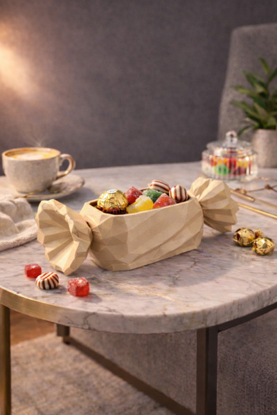 pernator DEKORATİF BAYRAM ŞEKERLİK KASE ŞEKER ŞEKLİNDE ŞEKERLİK