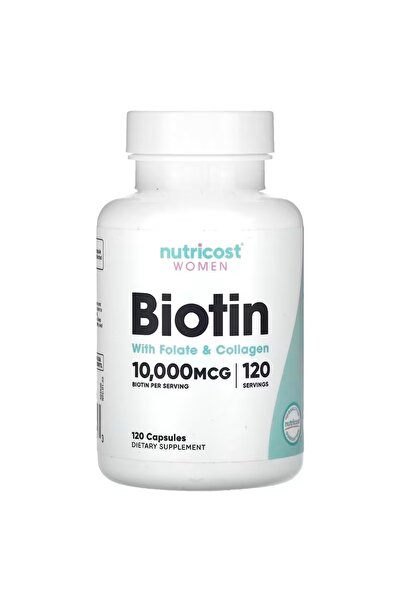 Nutricost Women Biotin With Folate & Marine Collagen Hair Skin & Nails 10,000...