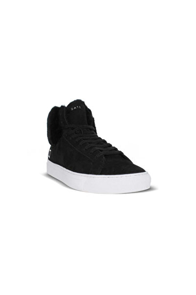D.A.T.E. Pantofi casual damă - Newman High Fur Black - mărime 38 - negri piel...
