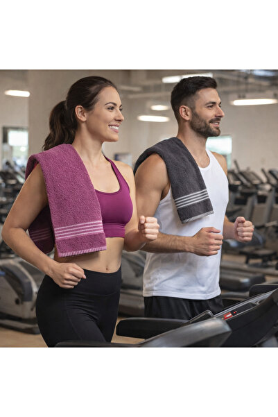 PİAURA طقم مناشف حمام مكون من قطن قطع، مناشف حمام ناعمة وذات قدرة عالية على ا...