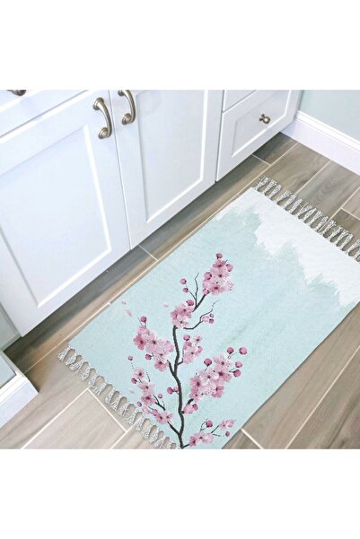 Zethome Килим за баня с дигитален печат, постелка за баня 50x80, полиестерна,...