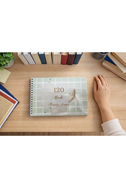 Kapudan 120 Book Reading Diary / 60 Sheets (120 Pages) - 21X15 cm Pvc Coated ...