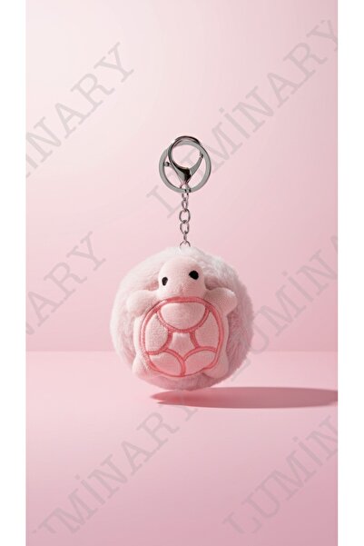 Luminary Atelier Peluş Kaplumbağa Çanta Charmı & Anahtarlık – Sevimli Ponpon ...