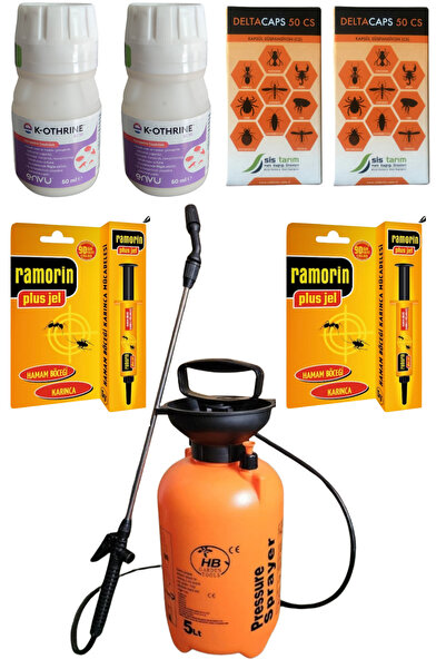 Bayer Kalorifer-Gümüş-HBöceği İlaçlama Seti/K-Othrene 50ml 2x/Delta25ml 2x/Je...