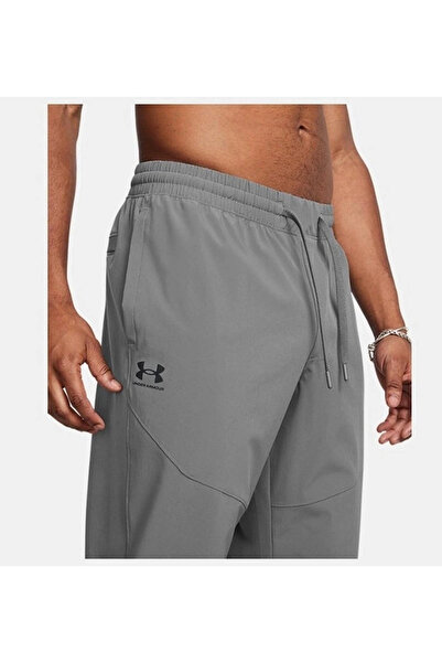 Under Armour Ua Vibe Woven Jogger Gri Erkek Eşofman Altı 1386557-025