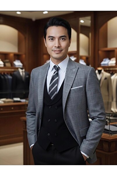 WENNO بدلة سترة مجمعة