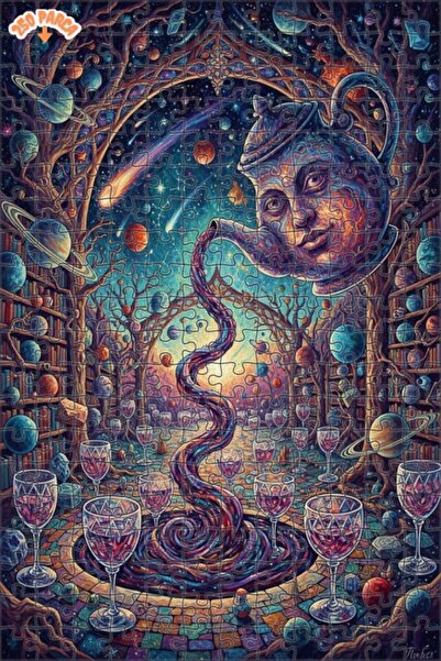 Esranın Dünyası لغز خشبي من ماركة ماجيك ديريكيت كوزميك ويني آرت مكون من مزدوج...